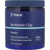 Trace Minerals | TMSkinCare Bentonitlera | Indisk lera | Mineraler för alla hudtyper | 16.0 ounce