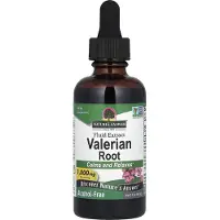 Natures Answer , Valeriana, Flytande Extrakt, Alkoholfri, 1 000 mg, 60 ml(2 fl oz)