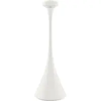 Sigor LED-batteribordslampa Nudrop, IP54, snövit dimbar, Vitt / opal, Vardagsrum / matsal, Aluminium / grå / zink, Modern