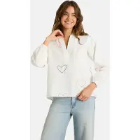 LIEBLINGSSTÜCK Blus 'EnricaL' blå / rosa / vit