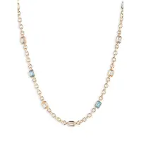 Ralph Lauren Halsband ljusblå / guld / transparent