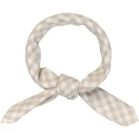 Lalaby Halsduk - Eddie - Beige Gingham - - One Size - Halsduk