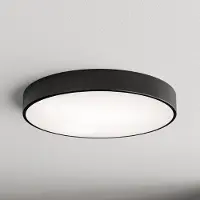 TEMAR LIGHTING Taklampa Cleo , dimbar, Svart, Vardagsrum / matsal, Modern, Taklampa