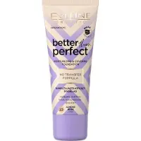 Eveline Cosmetics Better Than Perfect Covering Foundation Fuktgivande effekt Färg 2,5 Mandel Beige Varm 30 Ml