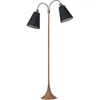 Nielsen Light Pedestrian Golvlampa med målade armar - Trälook - Utan skärmar