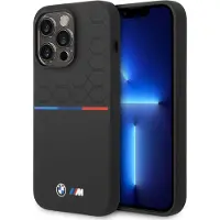 BMW Silikonmönster iPhone 15 Pro Max Fodral - Svart