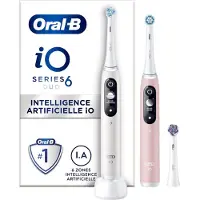 Oral-B iO6 DUO White Pink Sand + brush