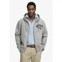 Superdry för män. M2014479A Vintage Athletic grå sweatshirt (L), Casual, Bomull