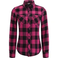 Urban Classics Blus rosa / svart
