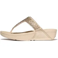 Original Brands Lulu Crystal Mix Metallic Toe Post Sandaler