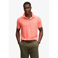 Superdry för män. M1110486A Polo Classic Korall Linne (M), Casual, Bomull, Kort ärm