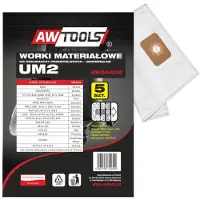 AWTOOLS Dammpåsar AW00402; UM2; 5 st.