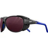 Julbo - Solglasögon - Explorer 2.0 Noir/Bleu Reactive 0-4 High Contrast för Unisex - Svart