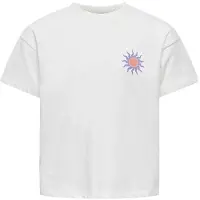 ONLY GIRLS T-shirt 'KOGSOLI-VERAS' lila / orange / vit