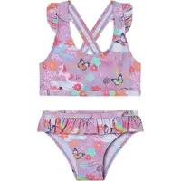 Color Kids Kids' Bikini With Short Skirt Aop Lavender Mist