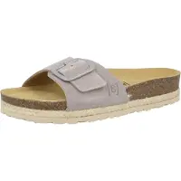 Espadrij l'orginale Pantolette 'COPINE' mörkbeige