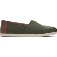 Toms ALPARGATA Herr Espadrillos Mörk Salviagrön