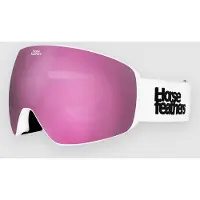 Horsefeathers Scout White Goggle mirror pink