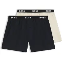 BOSS Two-pack of pyjama shorts in cotton