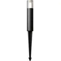 Maytoni Markspettslampa GLIDE, grafit, höjd 37 cm, IP54, G9 GLIDE, Svart, Aluminium / grå / zink, Modern