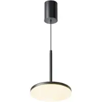 Maytoni Pendellampa Plato, Svart, Vardagsrum / matsal, Aluminium / grå / zink, Modern