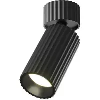 Maytoni Calipso takspotlight, svart, svängbar, GU10 Calipso, dimbar, Svart, Arbetsrum / kontor, Aluminium / grå / zink, Modern, Spotlight