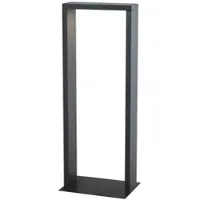 KLEWE Solcellslampa AXIS MAXI,, Svart, Aluminium / grå / zink, Modern, Solcellslampor