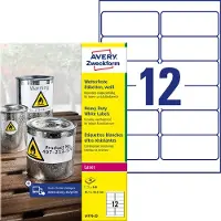 Avery Etiket Zweckform 99,1x42,3 mm hvid - (20 ark x 12 stk.)