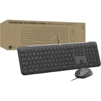 Logitech German Mk620 Mouse Home/office Usb Qwertz Tangentbord Och Mus