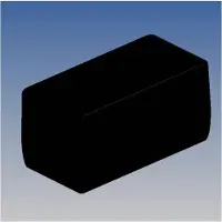 TEKO SR37-DB.7 Universalhölje 128 x 63.5 x 63 ABS Vit 1 st