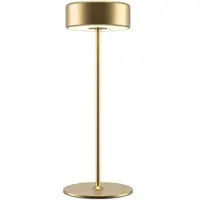 Maytoni LED bordslampa AI Collaboration, dimbar, Mässing / guld, Vardagsrum / matsal, Aluminium / grå / zink, Modern, LED-bordslampa