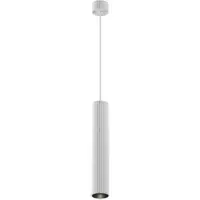 Maytoni Hänglampa Calipso, dimbar, Vitt / opal, Vardagsrum / matsal, Aluminium / grå / zink, Modern, Pendellampa