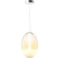 Maytoni Glas pendellampa Bruma, dimbar, Vitt / opal, Vardagsrum / matsal, Glas, Pendellampa
