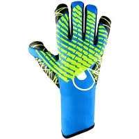 Uhlsport Målvaktshandske Fangmaschine CyberTec Ultragrip HN Planet Edition - Blå, storlek 11