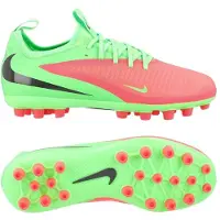 Nike Phantom 6 Academy Low Cut AG Erling Haaland Personal Edition - Rosa/Svart/Grön Barn - Konstgräs (AG), storlek 36½