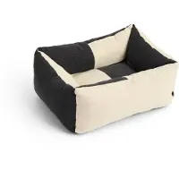 HAY - Dogs Bed Zip X-Small - W43 x L52 x H21 cm - Black & White