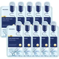 Mediheal Derma Plus Lågmolekylär Hyaluronsyra Återfuktande Tygmask 10 st