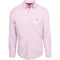 Tommy Hilfiger Tommy Hifiger Popin Skjorta Randig Rosa Storek