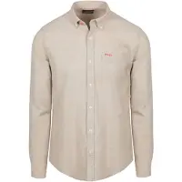 New zealand auckland NZA Skjorta Linneblandning Beige Storlek