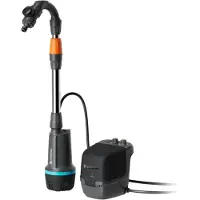 Gardena Akku-Regenfasspumpe 2600 Comfort 18V P4A Ready-To-Use Set Regnvattensystem 2600 l/h 1.8 m