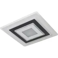 LINDBY LED taklampa Rebeka , dimbar, Vitt / opal, Vardagsrum / matsal, Syntetmaterial, Modern, LED-taklampa