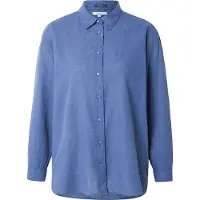 Pepe Jeans för kvinnor. PL3051386 Skjorta Bernadette marinblå (XS), Casual, Lino, Lång ärm, Marino