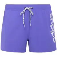 Adidas Stretchiga Stickade 3-tums Badbyxorna Med Logga, storlek X-Large