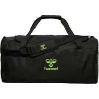 Hummel Sportväska - hmlCore - Black/Green Gecko - - M - Medium - Sportväska