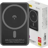 Dudao K14S trådlös powerbank 5000 mAh 10W vit