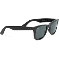 Ray-Ban - Varumärken - Wayfarer Ease Polished Black G-15 Green för Unisex - Svart