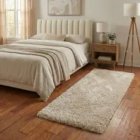 NATURL. Tvättbar löpare | Blaze beige hos Volero | 80x300 cm | Syntet | Enfärgad | Löpare | Hög lugg