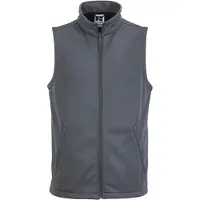 Russell athletic Russell Smart Softshell Gilet Jacket för män (Convoy Grey)