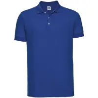 Russell athletic Russell Mens Stretch Short Sleeve Polo Shirt (Bright Royal)