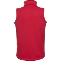Russell athletic Russell Softshellväst för herrar (Klassiskt röd)
